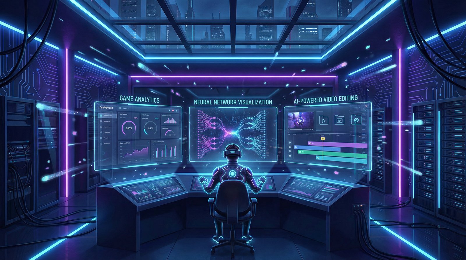 高清3D动漫 AI游戏视频技术